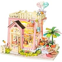 Amazon | つくるんです® 日本語説明書付 DIY ミニチュアハウス